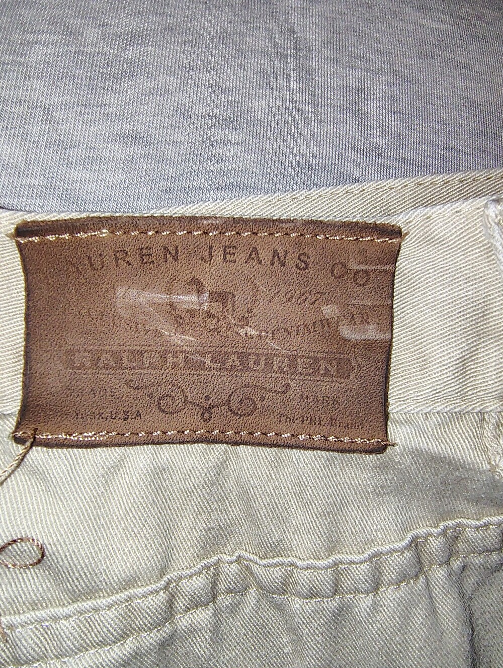 Vintage Ralph Lauren Women's Size 16W Beige Capris - Picture 5 of 7